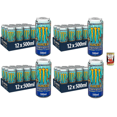 Monster Energy Juice Aussie Style Limonade, Energie + Saft 48x 500 ml italienisch Original