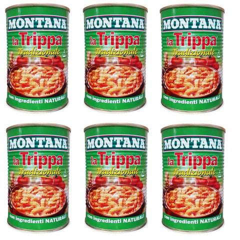 montana Trippa Tradizionale Kaldaunen Kutteln Fleisch in italien 6x420g Original italienisch Feinkost