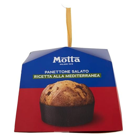 Motta Kategorien Motta Panettone Salato Mediterran 450g – Mit kandierter sizilianischer Zitrone, Tomaten, Fenchelsamen & Oregano – Rezept von Sternekoch Bruno Barbieri–Italienische Delikatesse + Italian Polpa 400gr