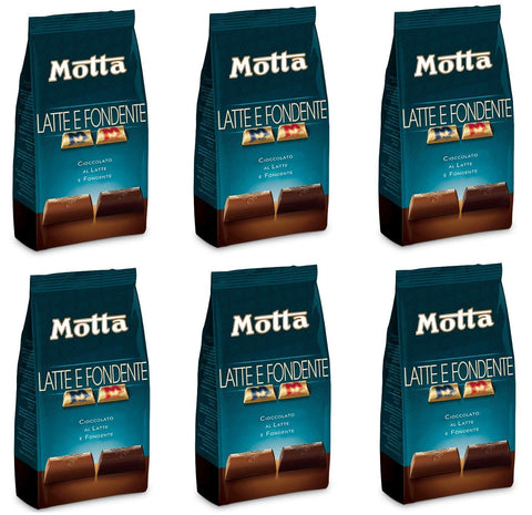 Motta Latte e Fondente Cioccolatini Milch und dunkle Pralinen Italienische Schokolade 6x150g Original italienisch Kekse