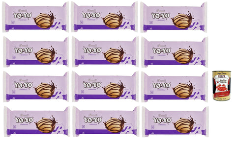Bauli Yo Yo Merendine Soffici di Pan di Spagna con Crema al Cioccolato, kuchen Weiche Snacks Schwammkuchen mit 12x210g Original italienisch Gebäck