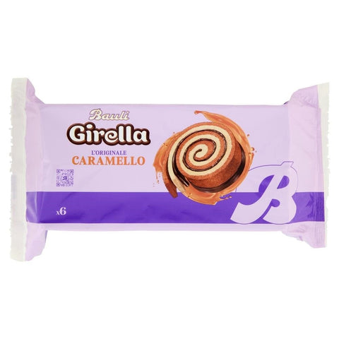 Motta Süße Snacks Bauli Girella al Caramello salato gesalzener Karamell-Snack 210g 8014037002519