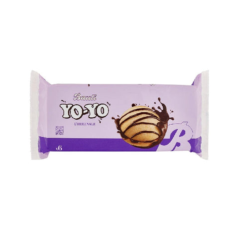 Motta Süße Snacks Bauli Yo-Yo Biskuit-Snack mit Schokoladencreme 6 Snacks (210 g) 8014037001888