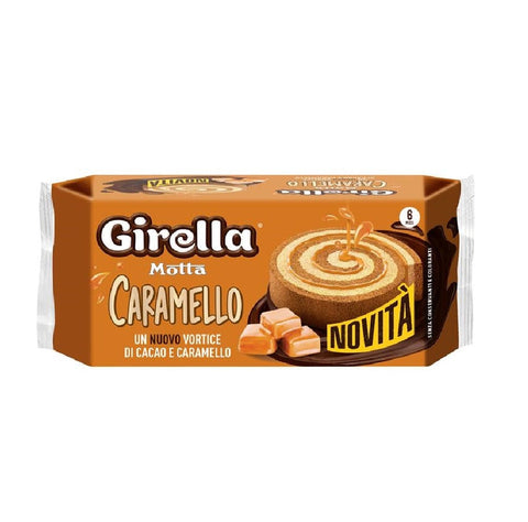 Motta Süße Snacks Motta Girella al Caramello salato gesalzener Karamell-Snack 210g
