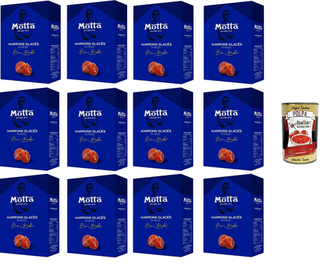 motta Marron Glacès In pezzi astuccio Marron Glacès In Stücken Karton 12x350gr italienisch Original