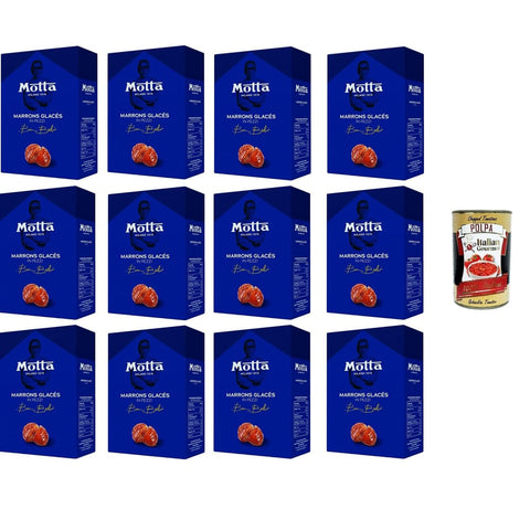 motta Süßigkeiten & Knabbereien motta Marron Glacès In pezzi astuccio Marron Glacès In Stücken Karton 12x350gr italienisch Original 8034097876639
