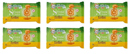 Mulino Bianco Frollini al miele Millefiori 6 x 250g = 1500g Süße Backware Kese mit Blütenhonig Original italienisch