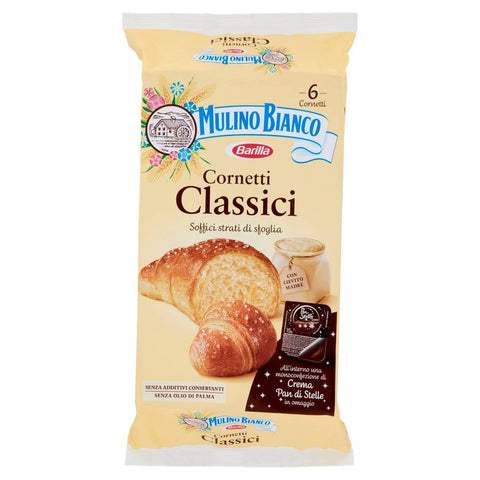Mulino Bianco Brot & Backwaren 18x Mulino Bianco Kuchen mit Cornetti Classici Croissant Briosche 40g kekse