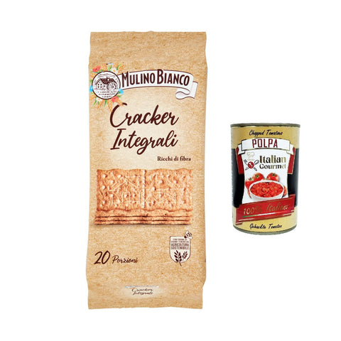 Mulino Bianco Vollkorn cracker integrali mit nachhaltigem, ballaststoffreichem Mehl 3x500g Original italienisch Snack