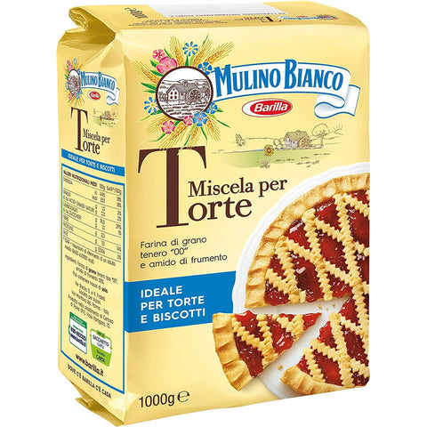 Mulino Bianco Farina Miscela per torte Mehl kuchen Mischung Kuchenmehl 12x1kg Original italienisch Kekse