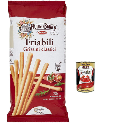 Mulino Bianco Friabili Classici Grissini mit nachhaltigem Mehl 12x 300g italienisch Original