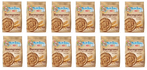Mulino Bianco kekse Buongrano 100% Vollkorn biscuits cookies kuchen 12x350g Original italienisch