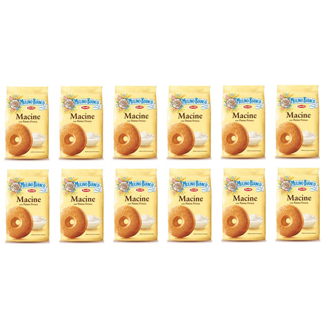 Mulino Bianco Kekse Macine 350g Italien biscuits cookies kuchen brioche 12x Original italienisch