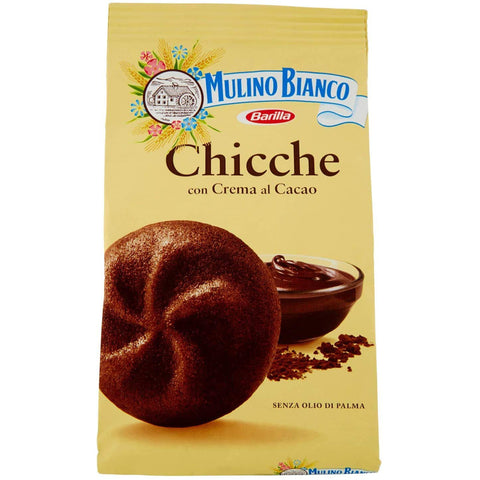 Mulino Bianco Kekse mit Schokolade Kakao Chicche cookies cocoa Kuchen 12x200g Original italienisch
