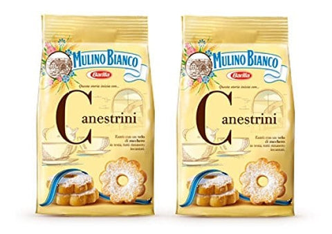 Mulino Bianco Canestrini Kekse mit zucker cookies brioche Kuchen 2x 200 g italienisch Original