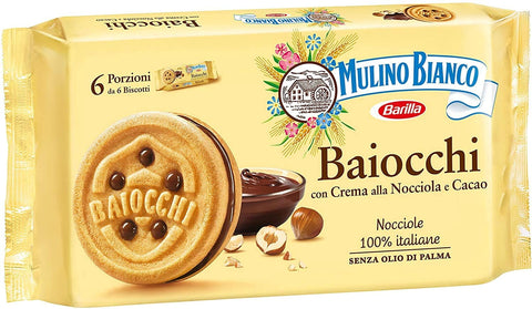Mulino Bianco Baiocchi schoko reigel Kekse kuchen mit Schokolade snack 36x 56gr Original italienisch