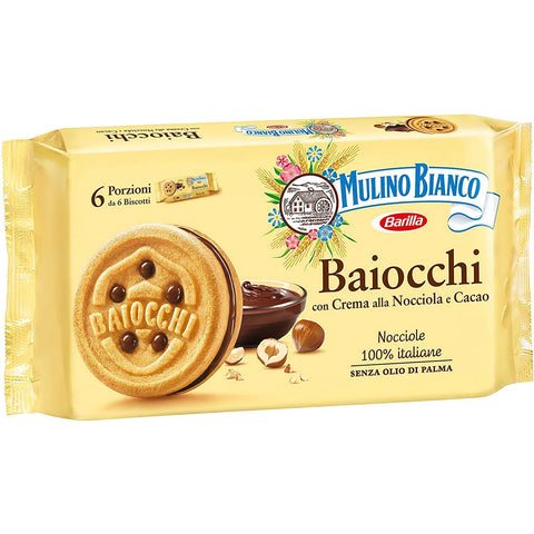 Mulino Bianco Baiocchi schoko reigel Kekse kuchen mit Schokolade snack 36x 56gr Original italienisch