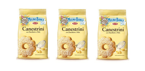 Mulino Bianco Canestrini Kekse mit zucker cookies brioche Kuchen 200 g 3x Original italienisch