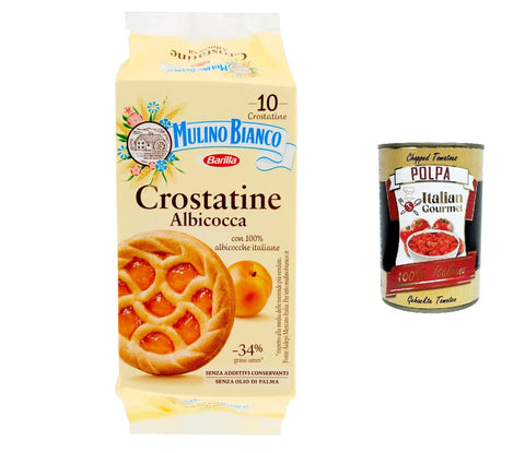 Mulino Bianco Crostatina Albicocca törtchen mit Aprikose 3x400g Original italienisch Kekse