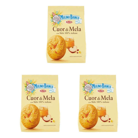 Mulino Bianco Kekse Cuor di mela Italien biscuits cookies kuchen brioche 3x250g Original italienisch