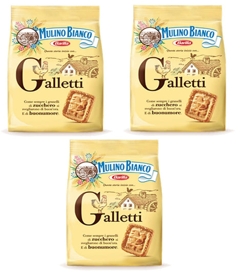 Mulino Bianco Kekse Galletti Italien biscuits cookies kuchen brioche 3x350g Original italienisch