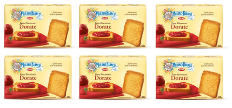 Mulino Bianco Fette Biscottate Zwieback kekse gebackenem Brot 630 g biscuits 6x Original italienisch