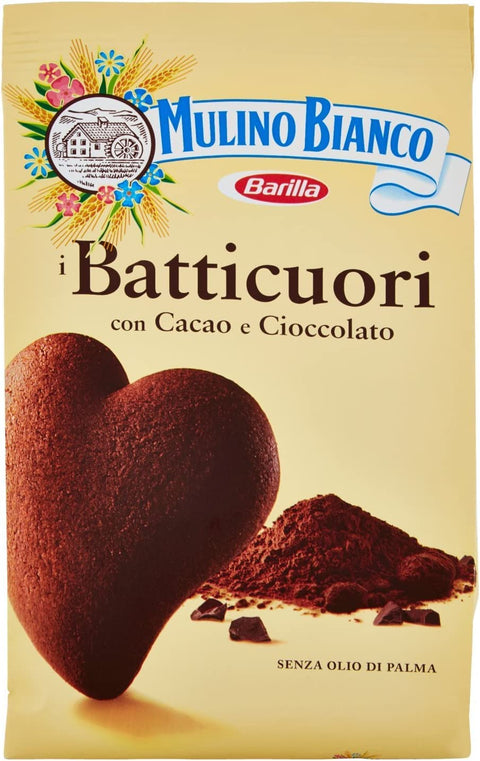Mulino Bianco Kakao Kekse Batticuori Italien biscuits cookies kuchen brioche 6x Original italienisch