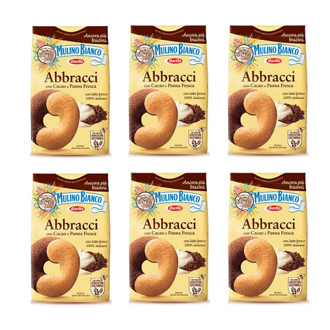 Mulino Bianco Kekse 'Abbracci' 6x350g Original italienisch