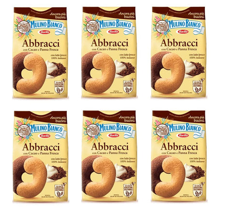 Mulino Bianco Kekse Abbracci Italien italien biscuits cookies kuchen 6x350g Original italienisch