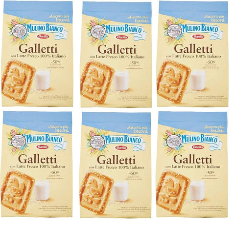 Mulino Bianco Kekse 6x Mulino Bianco Kekse Galletti 350g Italien biscuits cookies kuchen brioche 8076809505932