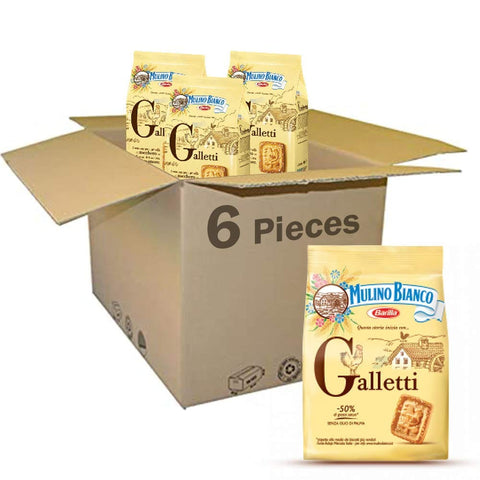 Mulino Bianco Kekse Galletti Butterkeks biscuits cookies kuchen brioche 6x800g Original italienisch