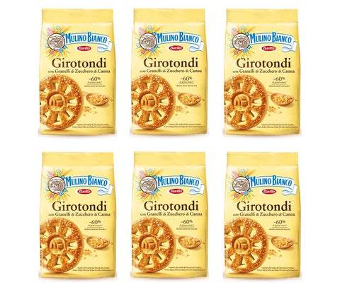 Mulino Bianco Kekse Girotondi Butterkeks biscuits cookies kuchen brioche 6x350g Original italienisch