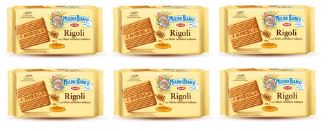 Mulino Bianco Kekse mit Honig Rigoli Kuchen Butterkeks cookies brioche 6x400g Original italienisch