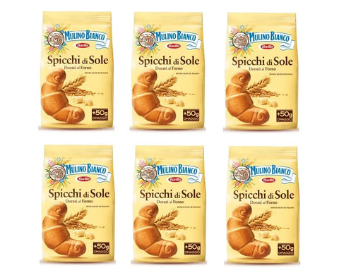 Mulino Bianco Kekse Spicchi di sole Butterkeks biscuits cookies kuchen 6x350g Original italienisch