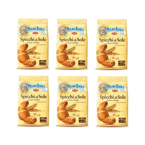 Mulino Bianco Kekse Spicchi di sole Butterkeks biscuits cookies kuchen 6x350g Original italienisch