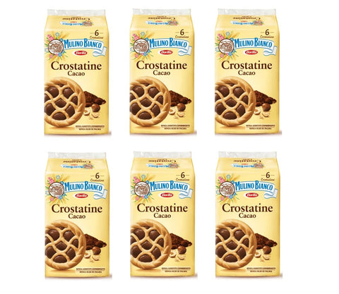 Mulino Bianco Kuchen Crostatina schokoriegel Schokolade kekse Kakao 6pz 6x240g Original italienisch