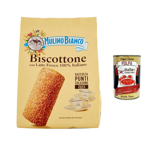 Mulino Bianco Kekse Mulino Bianco Biscottone Kekse mit 100 % italienischer Frischmilch – 700 g 12x italienisch Original + kostenlos polpa 400 g 8076809547550