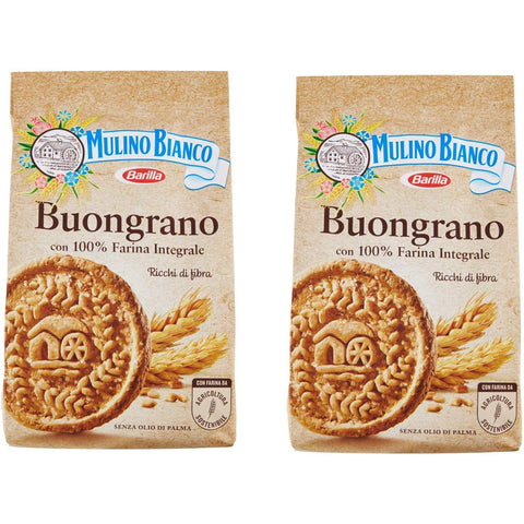 Mulino Bianco "Buongrano" Vollweizen Shortbread 1x350g Original italienisch Kekse