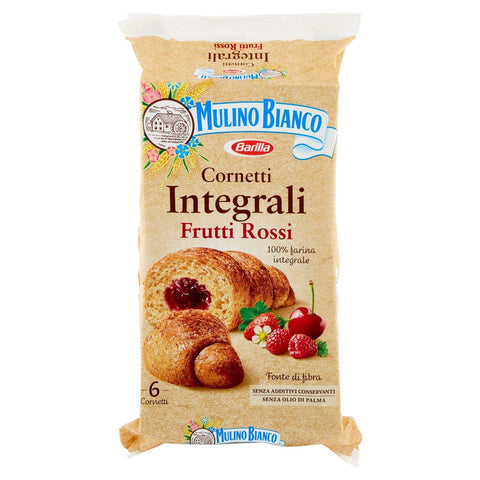 Mulino Bianco Kekse Mulino Bianco Cornetti Integrali frutti rossi Kuchen roten Früchte Vollkorn 8076809575232