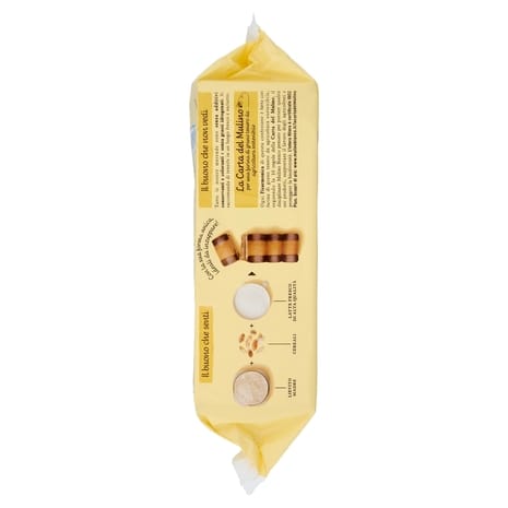 Mulino Bianco Kekse Mulino Bianco fisarmoniche, Natürlich gefüllte Sahnungsnack mit Gerstenmalzcreme und Kakao 6x 264g Original italienisch inkl. Italian Gourmet Polpa 400g 8076809582995