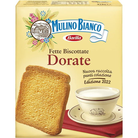 Mulino Bianco French Toast " Le Dorate" (315g) - 4er Pack of 315 g - [1,26 Kg] Original italienisch