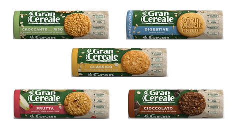 Mulino Bianco Gran Cereale Test set kekse korn keks Multi Cerealien 5x 250 g italienisch Original