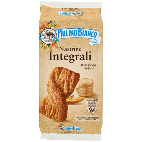 Mulino Bianco Kuchen Nastrine Integrali Vollkorn Briosche kekse cookies 6x40g Original italienisch