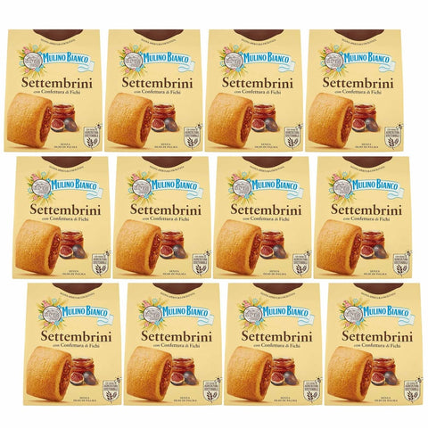Mulino Bianco Kekse MULINO BIANCO Settembrini - Italienische Mürbekekse mit Feigenkonfitüre 300 g (Settembrini, x12) Original 5905141662443