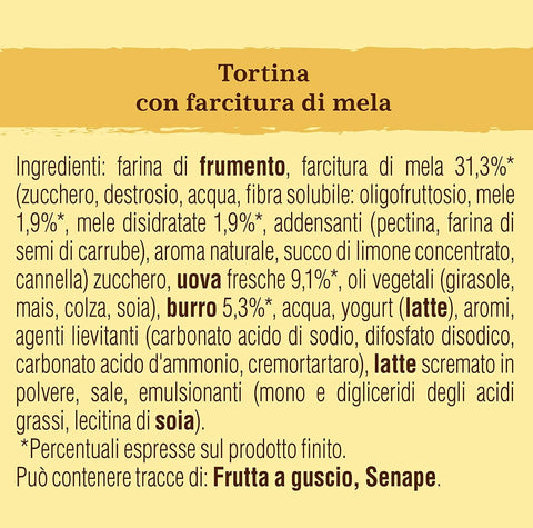 Mulino Bianco kuchen MHD 17/05/2024 Mulino Bianco Tartelle Cuor di Mela Törtchen mit 100% italienischen Äpfeln 288g 8076809581394