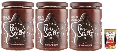 Mulino Bianco Pan di Stelle Crema Spalmabile Haselnuss Streichfähige Creme Sahne mit Kekskörnern 380 g ohne Palmöl italienisch Original
