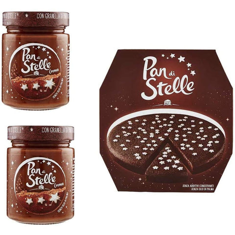Mulino Bianco Schokoladenaufstrich Mulino Bianco Testpaket 2X Pan di Stelle Aufstrich Creme und Pan di Stelle la Torta Schokoladenaufstrich italienisch Original 8076809569507