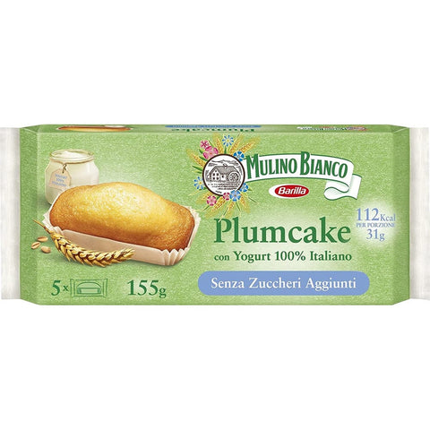 Mulino Bianco Snack Kuchen Mulino Bianco plumcake senza zuccheri aggiunti con yogurt 100% italiano Pflaumenkuchen ohne Zuckerzusatz mit Yogurt kuchen sweet 190 g 3x italienisch Original 8076809574303