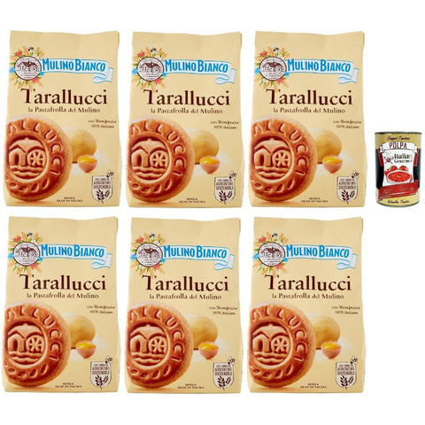 Mulino Bianco Tarallucci Biscotti con Uova Fresche 100% italiane, Kekse mit 100 % frischen italienischen Eiern 6x350g Original italienisch