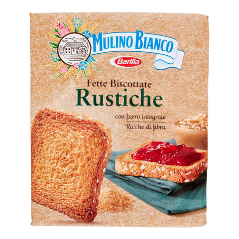 Mulino Bianco Fette biscottate Le rustiche 315 g mit Dinkel Zwieback brot italienisch Original
